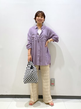 「lowrysfarm」｜あかぷくさん（レディース・160cm）の夏コーディネート
