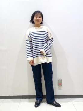 「プチプチコーデ」｜あかぷくさん（レディース・160cm）の冬コーディネート