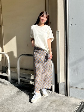 「AKIII CLASSIC（アキクラシック）のアイテム」を使った、𝐑𝐈𝐎さん（レディース・163cm）の春コーディネート