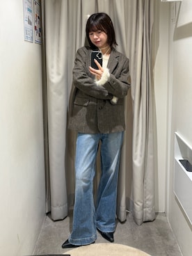 「FREE'S MART（フリーズマート）のアイテム」を使った、𝐑𝐈𝐎さん（レディース・163cm）の秋コーディネート