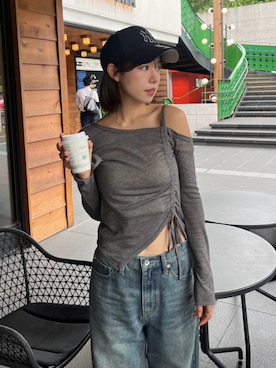 「大人ファッション」｜𝐑𝐈𝐎さん（レディース・163cm）の春コーディネート