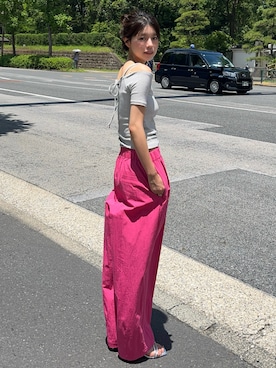 𝐑𝐈𝐎さん（レディース・163cm）の夏コーディネート