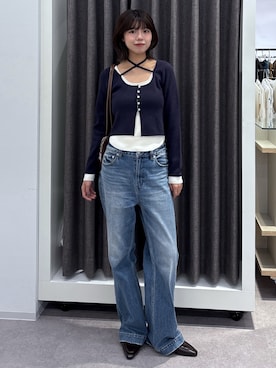 「FREE'S MART（フリーズマート）のアイテム」を使った、𝐑𝐈𝐎さん（レディース・163cm）の秋コーディネート