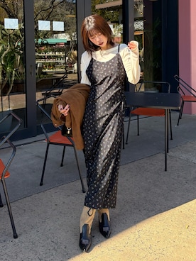 𝐑𝐈𝐎さん（レディース・163cm）の冬コーディネート