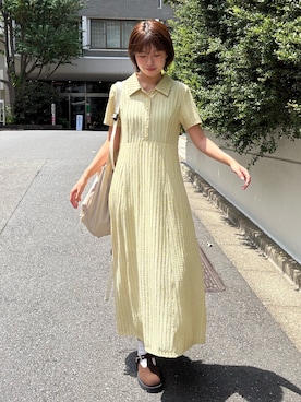 「FREE'S MART（フリーズマート）のアイテム」を使った、𝐑𝐈𝐎さん（レディース・163cm）の夏コーディネート