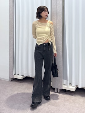 「FREE'S MART（フリーズマート）のアイテム」を使った、𝐑𝐈𝐎さん（レディース・163cm）の夏コーディネート