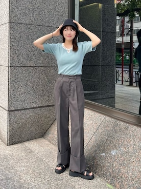 𝐑𝐈𝐎さん（レディース・163cm）の夏コーディネート