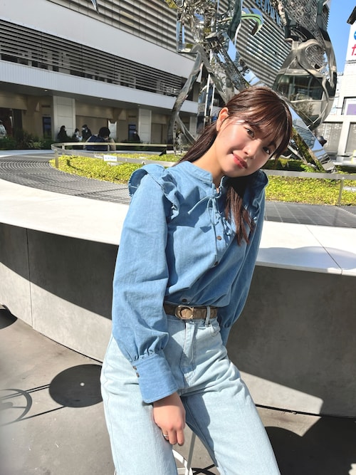 美品✨プリーツプリーズ デニム柄 シャツ サイズ3 L ノースリーブ ブルー 青 楽天市場】イッセイミヤケ プリーツプリーズ（シャツ・ブラウス