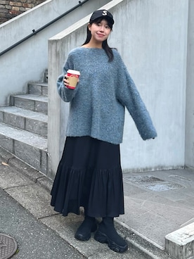 𝐑𝐈𝐎さん（レディース・163cm）の冬コーディネート