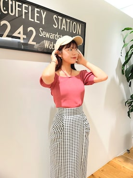 𝐑𝐈𝐎さん（レディース・163cm）の夏コーディネート