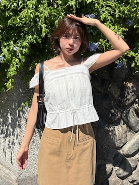 𝐑𝐈𝐎さん（レディース・163cm）の夏コーディネート