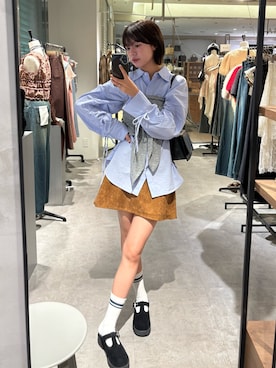 「FREE'S MART（フリーズマート）のアイテム」を使った、𝐑𝐈𝐎さん（レディース・163cm）の夏コーディネート