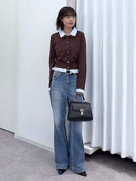 「FREE'S MART（フリーズマート）のアイテム」を使った、𝐑𝐈𝐎さん（レディース・163cm）の秋コーディネート