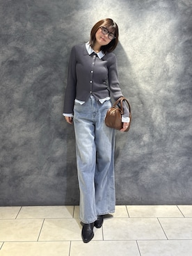 「FREE'S MART（フリーズマート）のアイテム」を使った、𝐑𝐈𝐎さん（レディース・163cm）の冬コーディネート