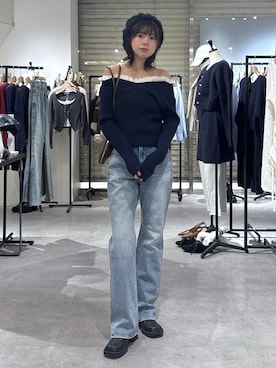 「FREE'S MART（フリーズマート）のアイテム」を使った、𝐑𝐈𝐎さん（レディース・163cm）の冬コーディネート