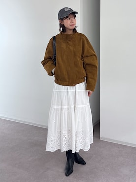 𝐑𝐈𝐎さん（骨格ストレート・レディース・163cm）の秋コーディネート