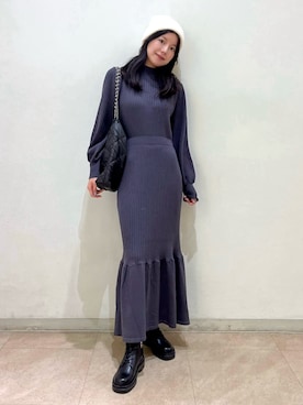 𝐑𝐈𝐎さん（レディース・163cm）の冬コーディネート