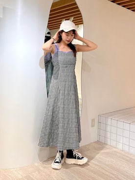 「AKIII CLASSIC（アキクラシック）のアイテム」を使った、𝐑𝐈𝐎さん（レディース・163cm）の夏コーディネート