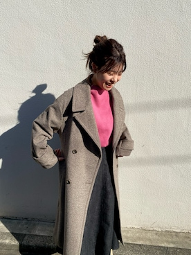 𝐑𝐈𝐎さん（レディース・163cm）の冬コーディネート