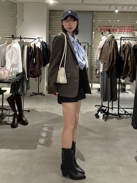 「FREE'S MART（フリーズマート）のアイテム」を使った、𝐑𝐈𝐎さん（レディース・163cm）の秋コーディネート