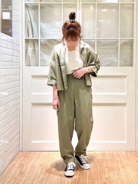 Misaki Makiさん(レディース・149cm)の春コーディネート