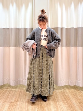 Misaki Makiさん(レディース・149cm)の秋コーディネート