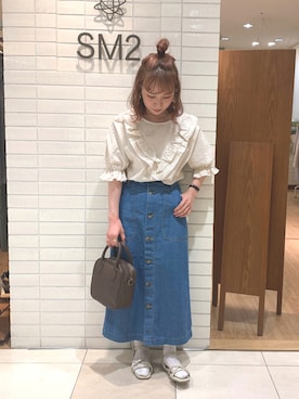 Misaki Makiさん(レディース・149cm)の夏コーディネート