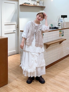 Misaki Makiさん(レディース・149cm)の夏コーディネート
