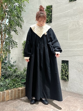 「アイテム（ドレスシューズ）」を使った、Misaki Makiさん（レディース・149cm）の秋コーディネート