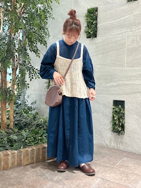 「ナチュラルスタイル」｜Misaki Makiさん（レディース・149cm）の秋コーディネート