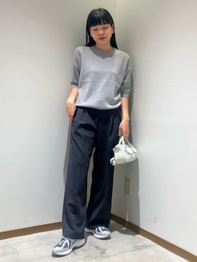 「BEAUTY&YOUTH UNITED ARROWS(ビューティーアンドユースユナイテッドアローズ)のアイテム(その他パンツ)」を使った、川添(kawazoe)さん(レディース・158cm)の秋コーディネート