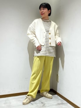 川添（kawazoe）さん（レディース・158cm）の冬コーディネート