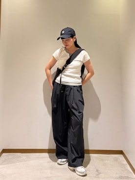 川添(kawazoe)さん(レディース・158cm)の夏コーディネート