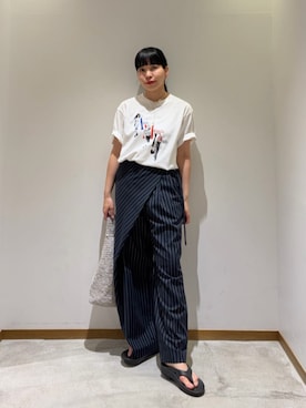 川添（kawazoe）さん（レディース・158cm）の夏コーディネート