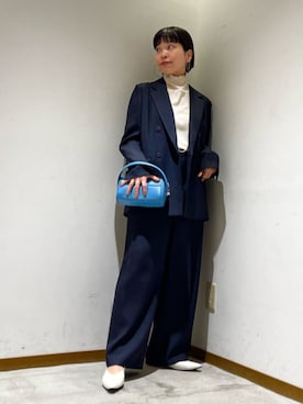 「BAITS（ベイツ）のアイテム」を使った、川添（kawazoe）さん（レディース・158cm）の冬コーディネート