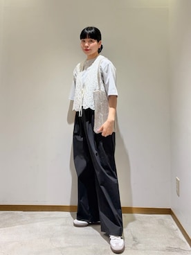 川添(kawazoe)さん(レディース・158cm)の春コーディネート