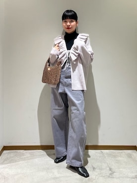 川添（kawazoe）さん（レディース・158cm）の冬コーディネート