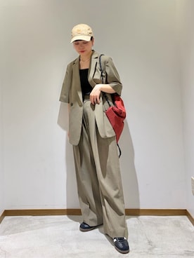 川添（kawazoe）さん（レディース・158cm）の春コーディネート