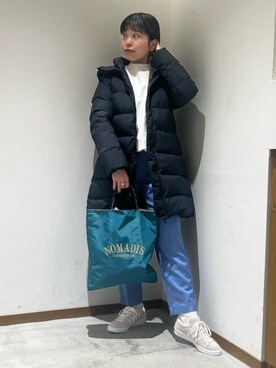 川添(kawazoe)さん(レディース・158cm)の冬コーディネート