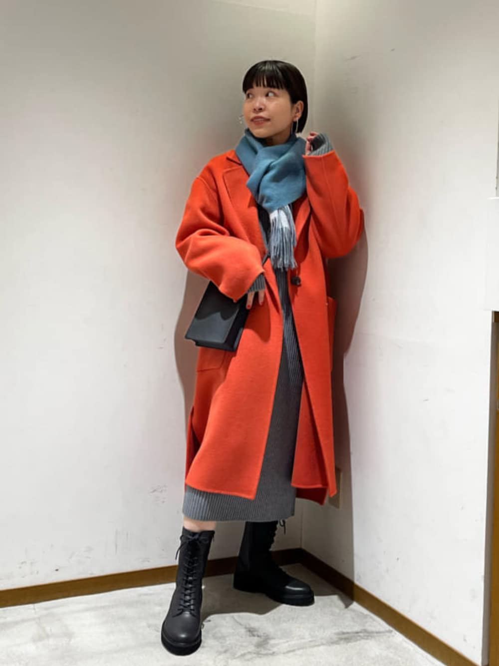 2015aw UNITED ARROWS ショールラップコート アローズ size36