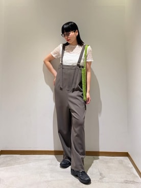川添(kawazoe)さん(レディース・158cm)の夏コーディネート