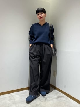 「旅行」｜川添（kawazoe）さん（レディース・158cm）の冬コーディネート