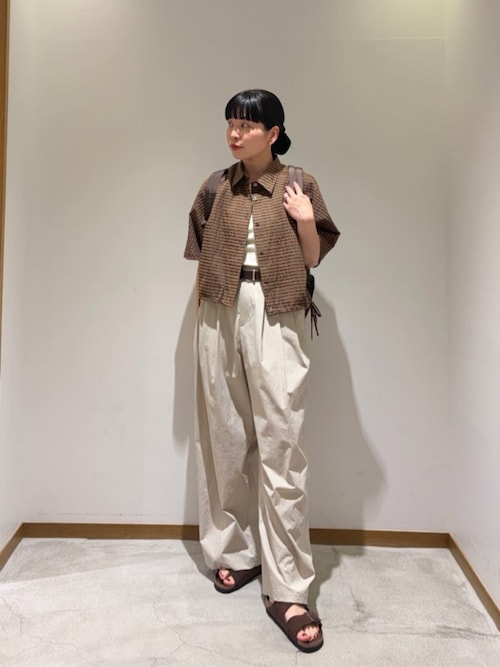 BEAUTY＆YOUTH UNITED ARROWS ワイドパンツ パンツ ナイロンコットン