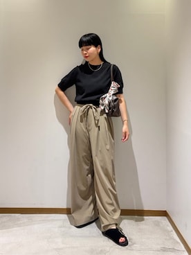 川添(kawazoe)さん(レディース・158cm)の夏コーディネート