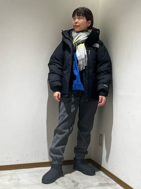 川添（kawazoe）さん（レディース・158cm）の冬コーディネート