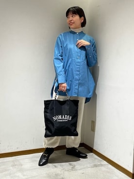 川添（kawazoe）さん（レディース・158cm）の冬コーディネート