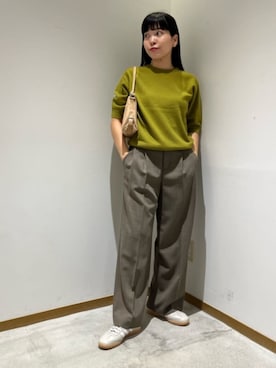 「旅行」｜川添（kawazoe）さん（レディース・158cm）の冬コーディネート