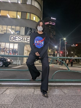 「amok（アモク）のアイテム」を使った、Azuma Yuhoさん（メンズ・178cm）の秋コーディネート