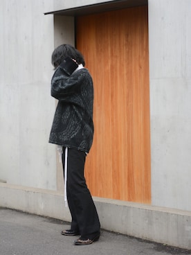 「FACCIES（ファチーズ）のアイテム」を使った、Azuma Yuhoさん（メンズ・178cm）の秋コーディネート