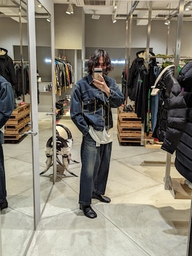 「FACCIES（ファチーズ）のアイテム」を使った、Azuma Yuhoさん（メンズ・178cm）の冬コーディネート